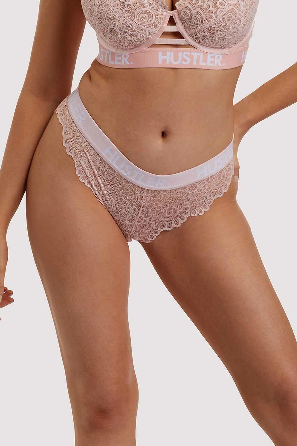 Branded Lace Baby Pink Brief Everyday Lingerie