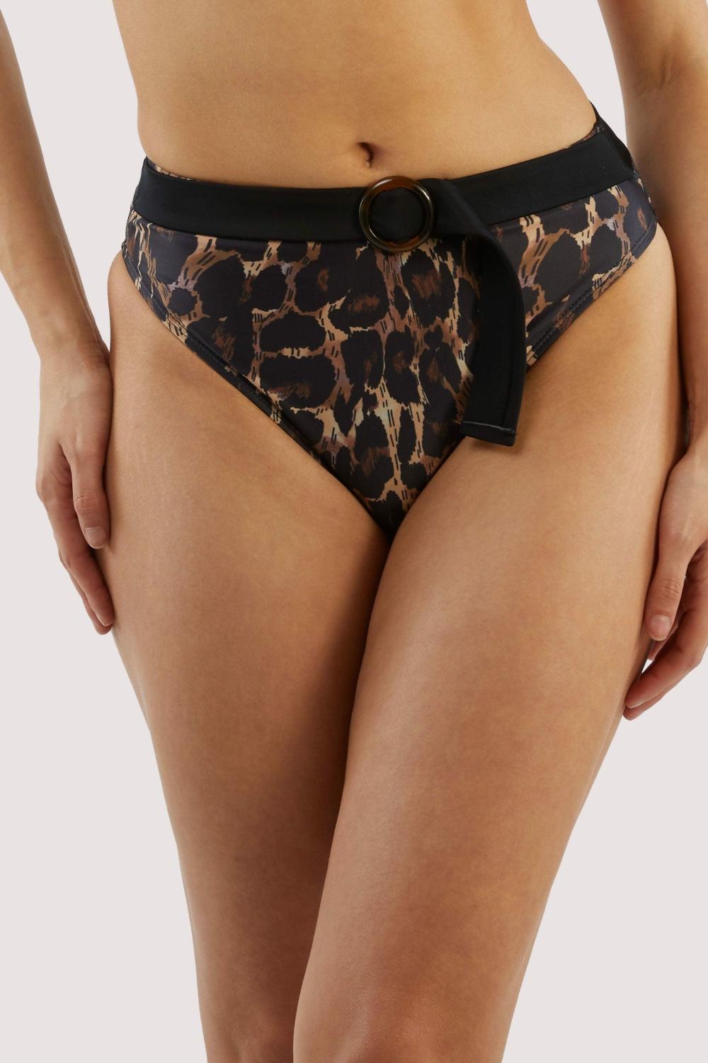 Eco Leopard Jayne Bikini Brief Bettie Page