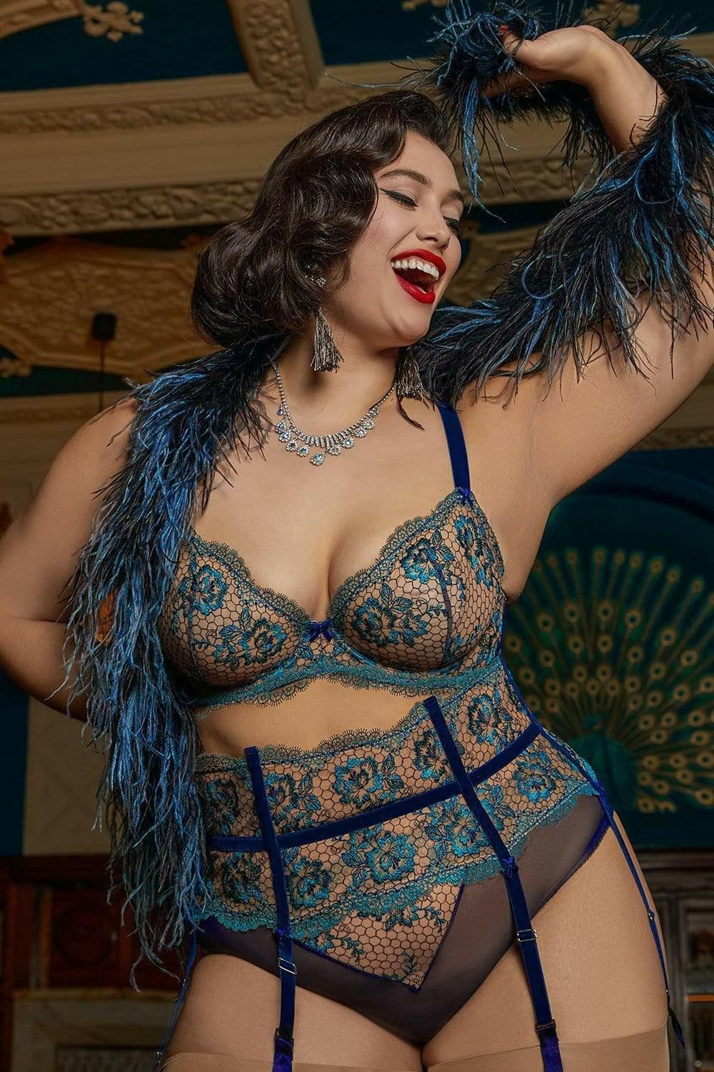 Evelina Blue Curve Bra Bras