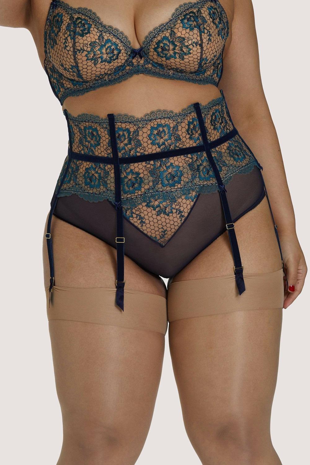 Evelina Curve Suspender Belt Lingerie