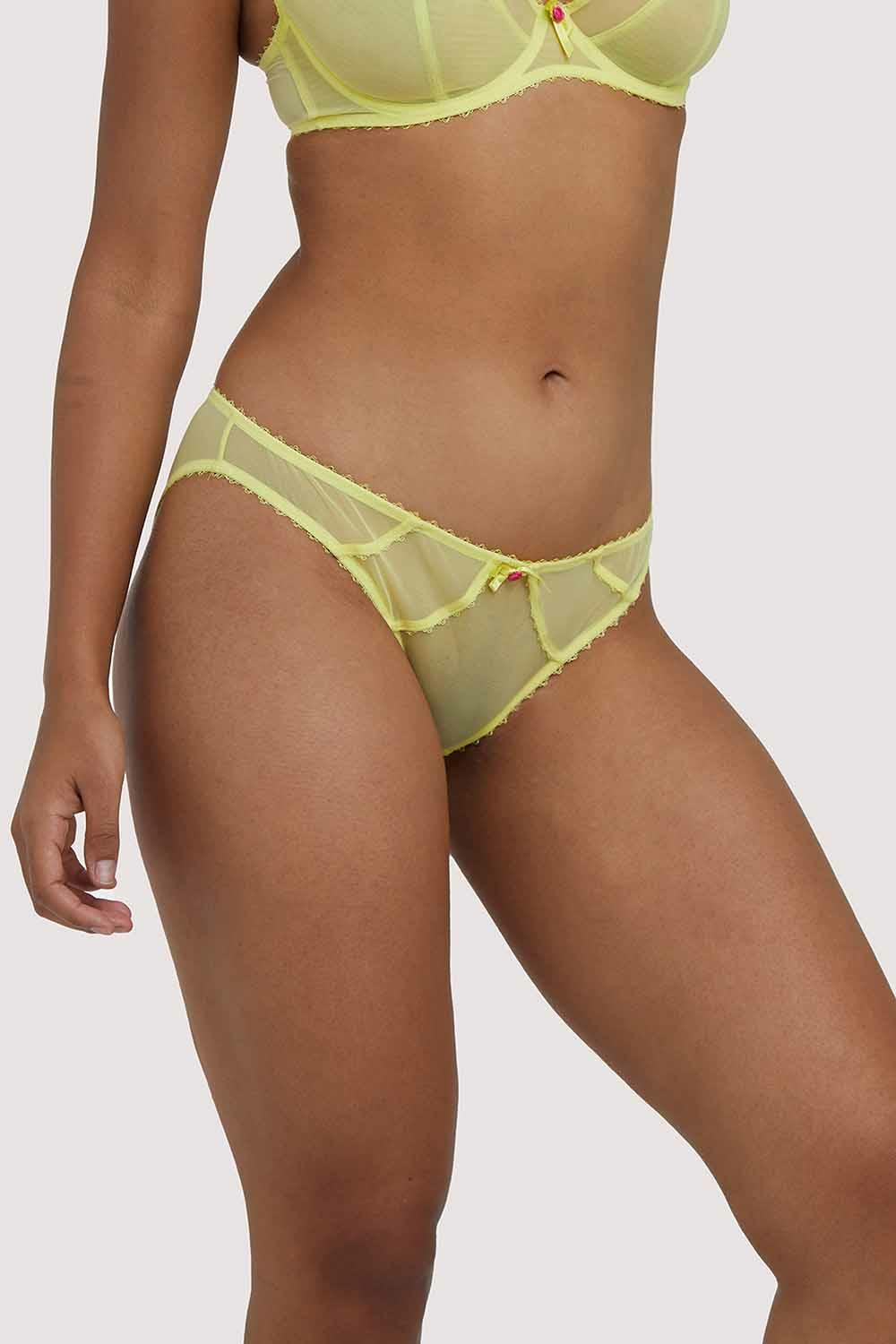 Grace Lemon Yellow Brief Everyday Lingerie