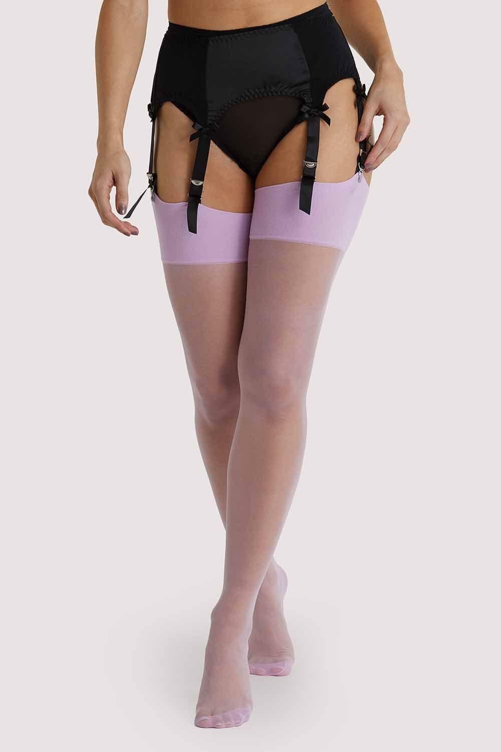 Lilac Seamed Stocking Hosiery