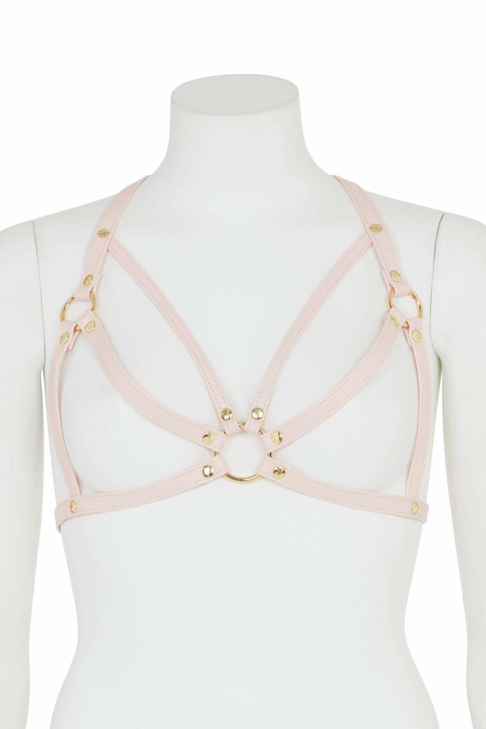 Open Harness Bra Pink Accessories & Gloves