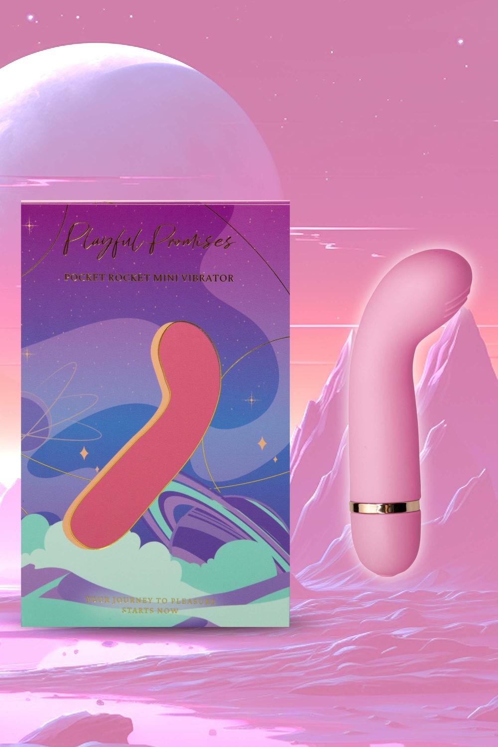 Pocket Rocket Silicone Vibrator With 10 Vibration Settings Pleasure