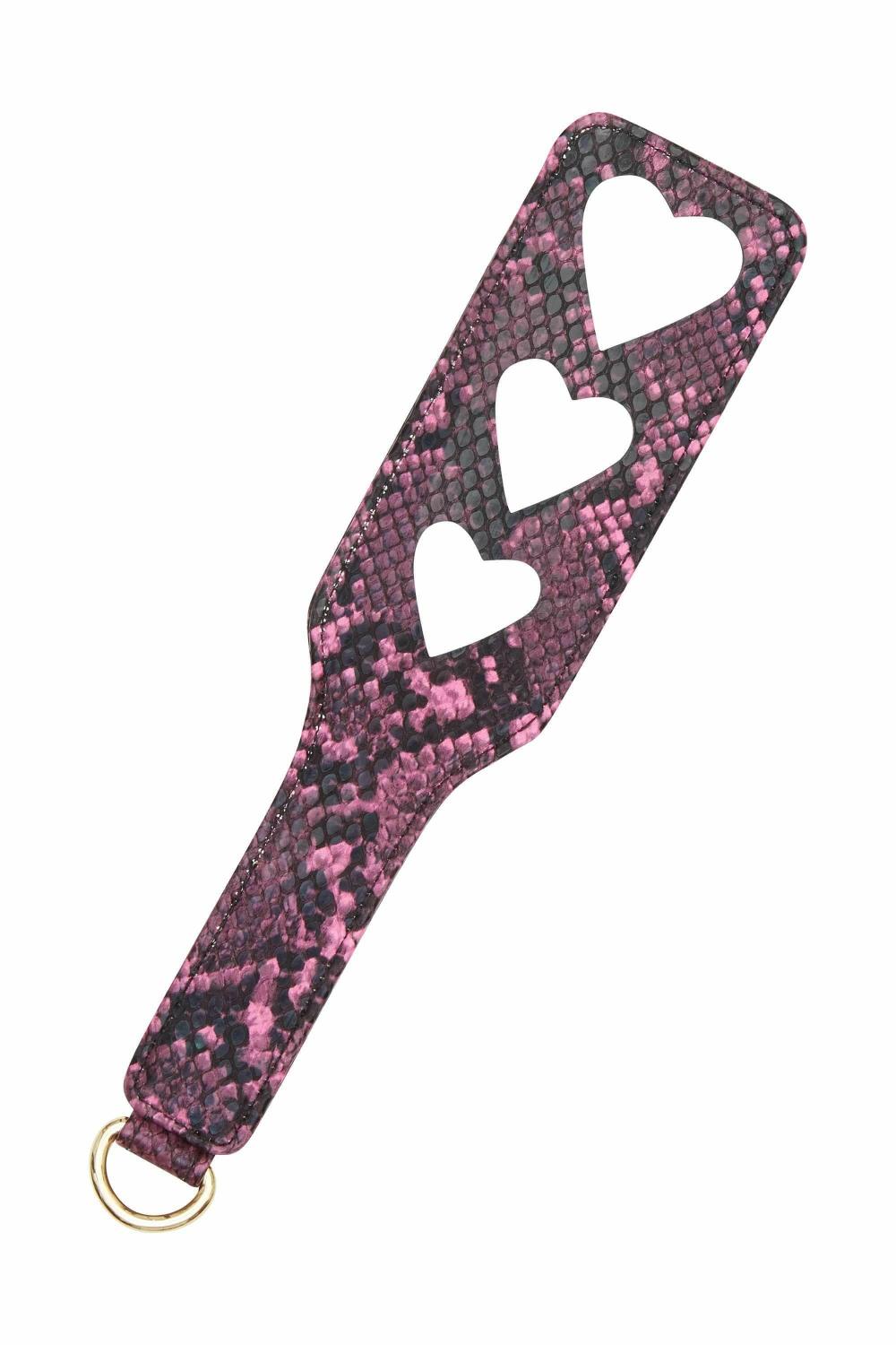 Purple Snake Heart Spanking Paddle Accessories & Gloves