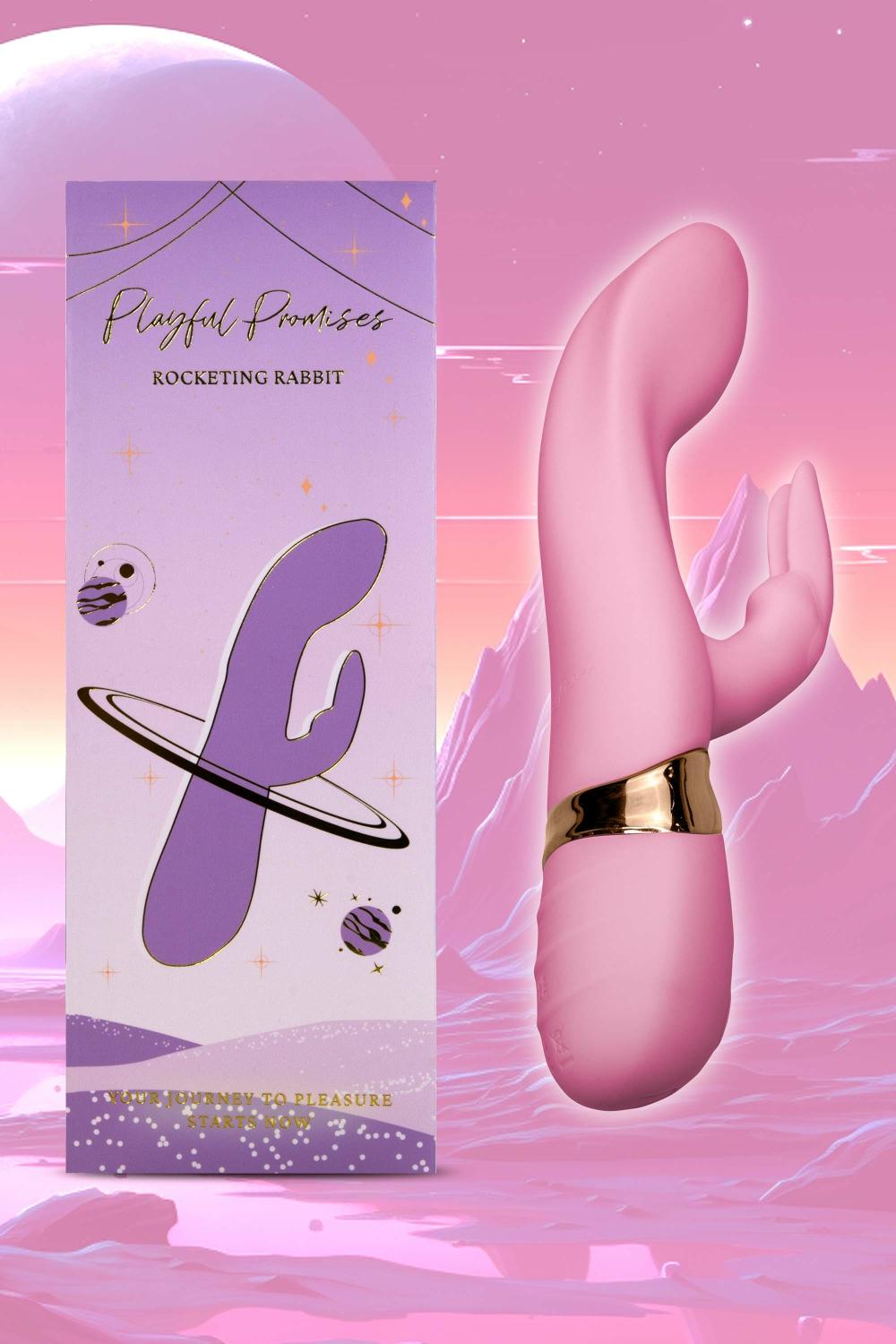 Rocketing Rabbit Silicone With 7 Vibration Settings Pleasure