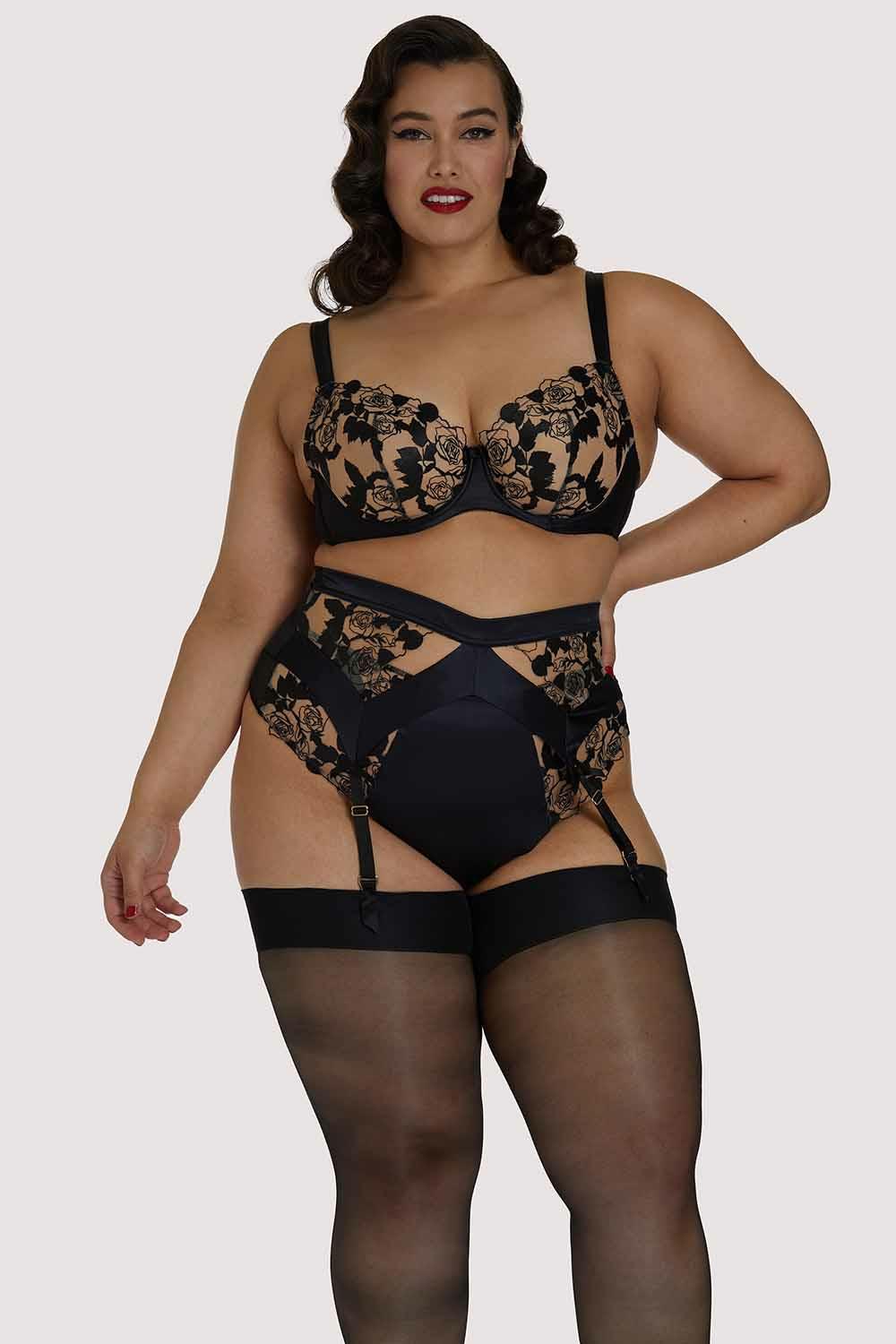 Rosabelle Curve Suspender Belt Lingerie