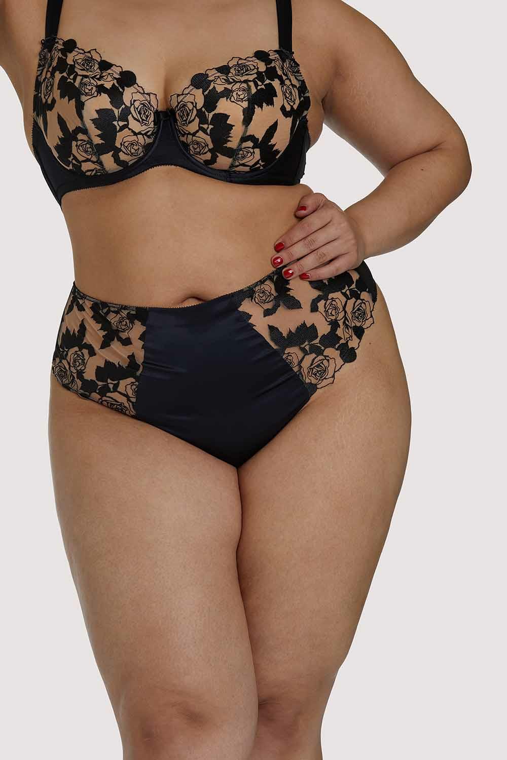 Rosabelle High Waist Curve Thong Knickers